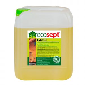 Состав огнезащитный антисептический для древесины ECOSEPT Био 10кг