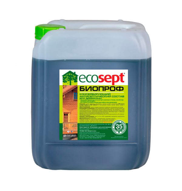 Состав огнезащитный консервирующий для древесины ECOSEPT БиоПроф 10кг