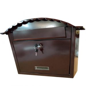 Ящик почтовый YL0011E коричневый 380х360х135 мм